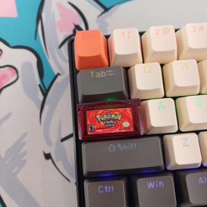 任天堂 GBA (ポケモン ゲーム カート) 3D プリント キー キャップ