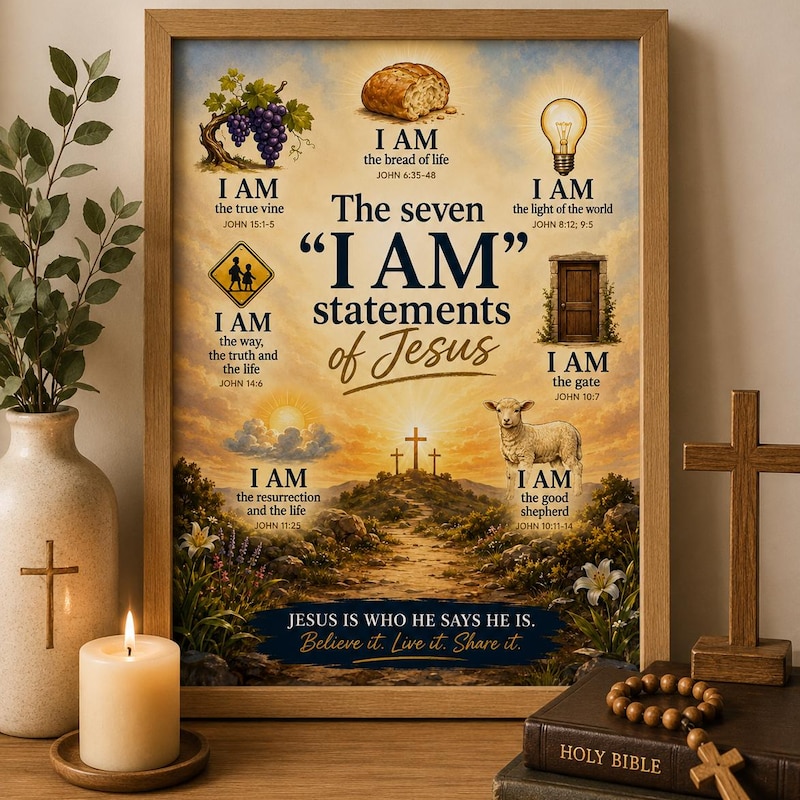 Religious Poster Print - Etsy UK