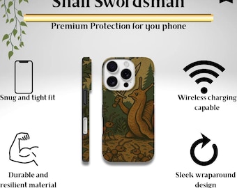Snail Swordsman | iPhone Tough case for iPhone 11-16 Regular, Pro & Plus models