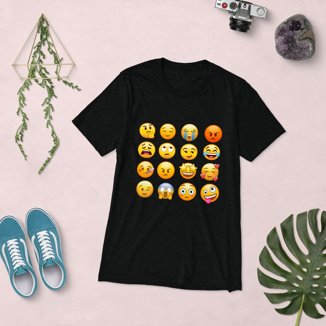 IPhone Emojis Tshirt Mood Swings Emojis Feelings Tshirt Etsy