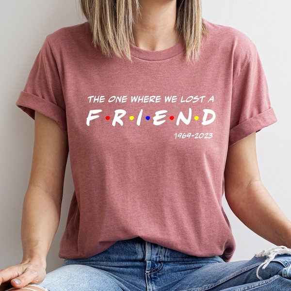 The One Where We Lost A Friend T-Shirt, Chandler Bing Shirt, Honoring Matthew Perry Shirt, Christmas Friends Shirt, Friends Fan Chandler Tee