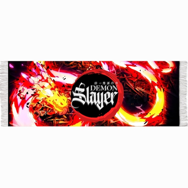 Demon Slayer Pashmina Shawl | Anime Merch for Raves and Festivals by PASHMANIAC™