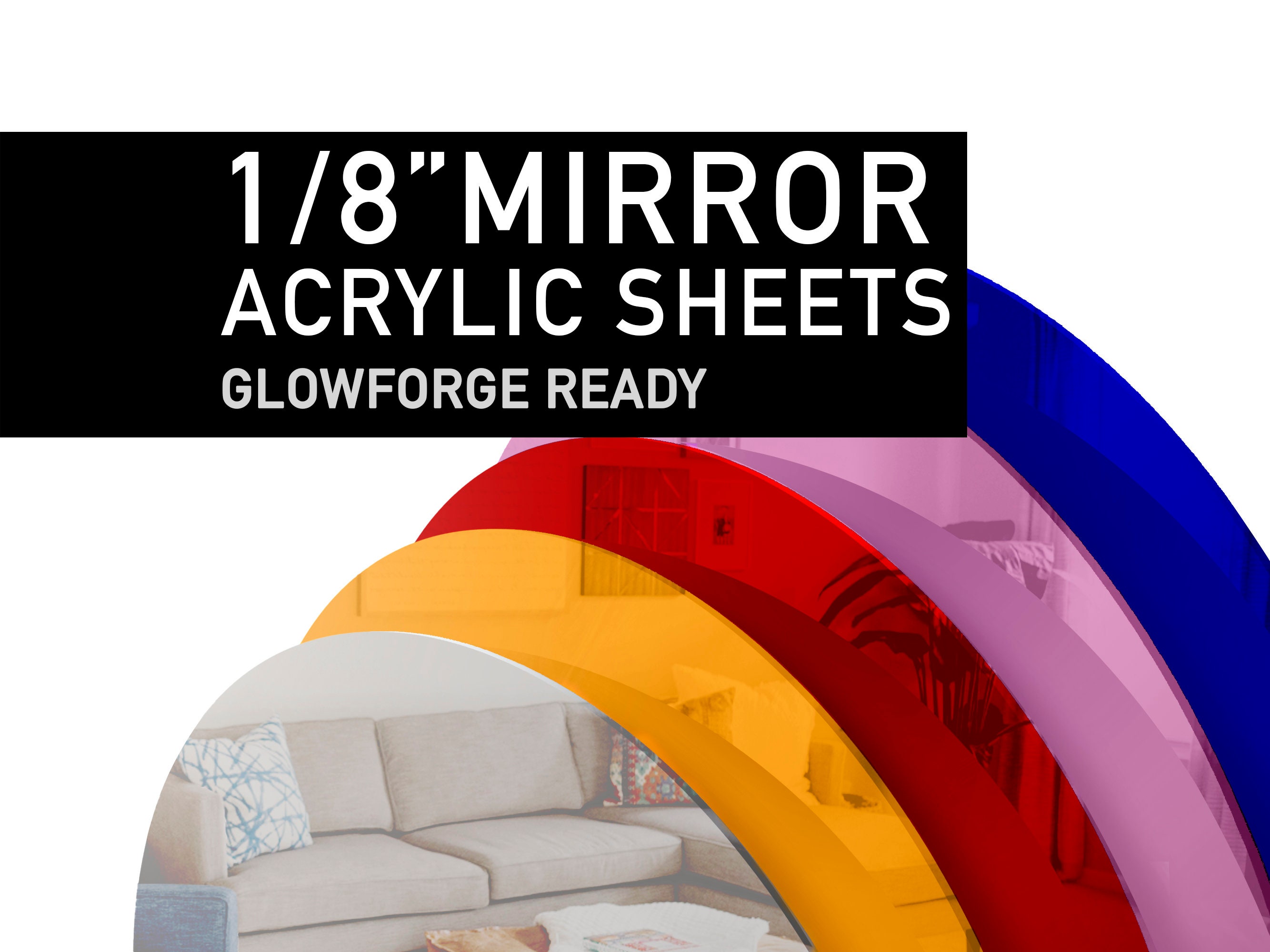 5 PACK Two Way Mirror, 2 Way Mirror, Acrylic Two Way Mirror Sheets, See  Through Mirror, Two Way Mirror Acrylic Sheets in Multiple Sizes 