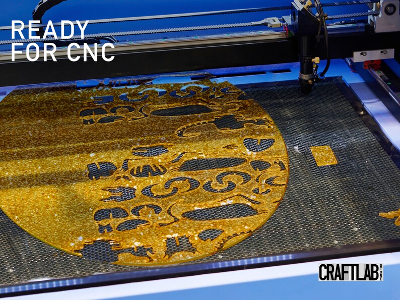 Glitter Acrylic Sheets for Laser Cutting, Round Glitter Acrylic Sheet