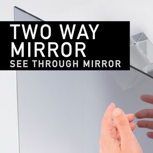 Glass Two Way Mirror, In Stock, Custom Sizes