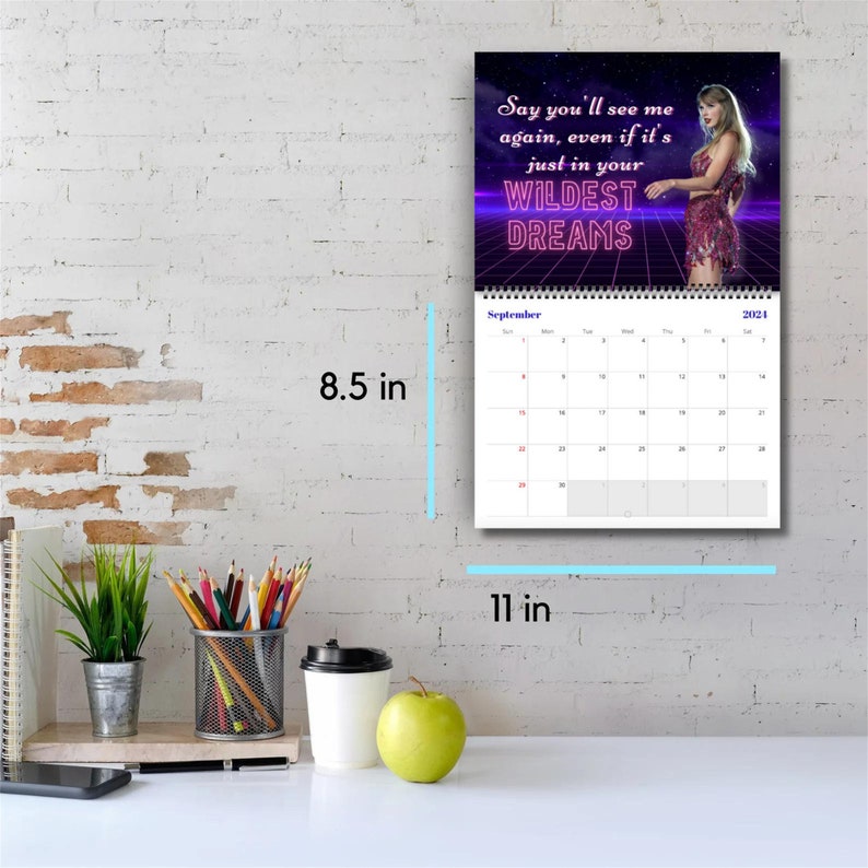 Eras Tour 2024 Wall Calendar Etsy Australia
