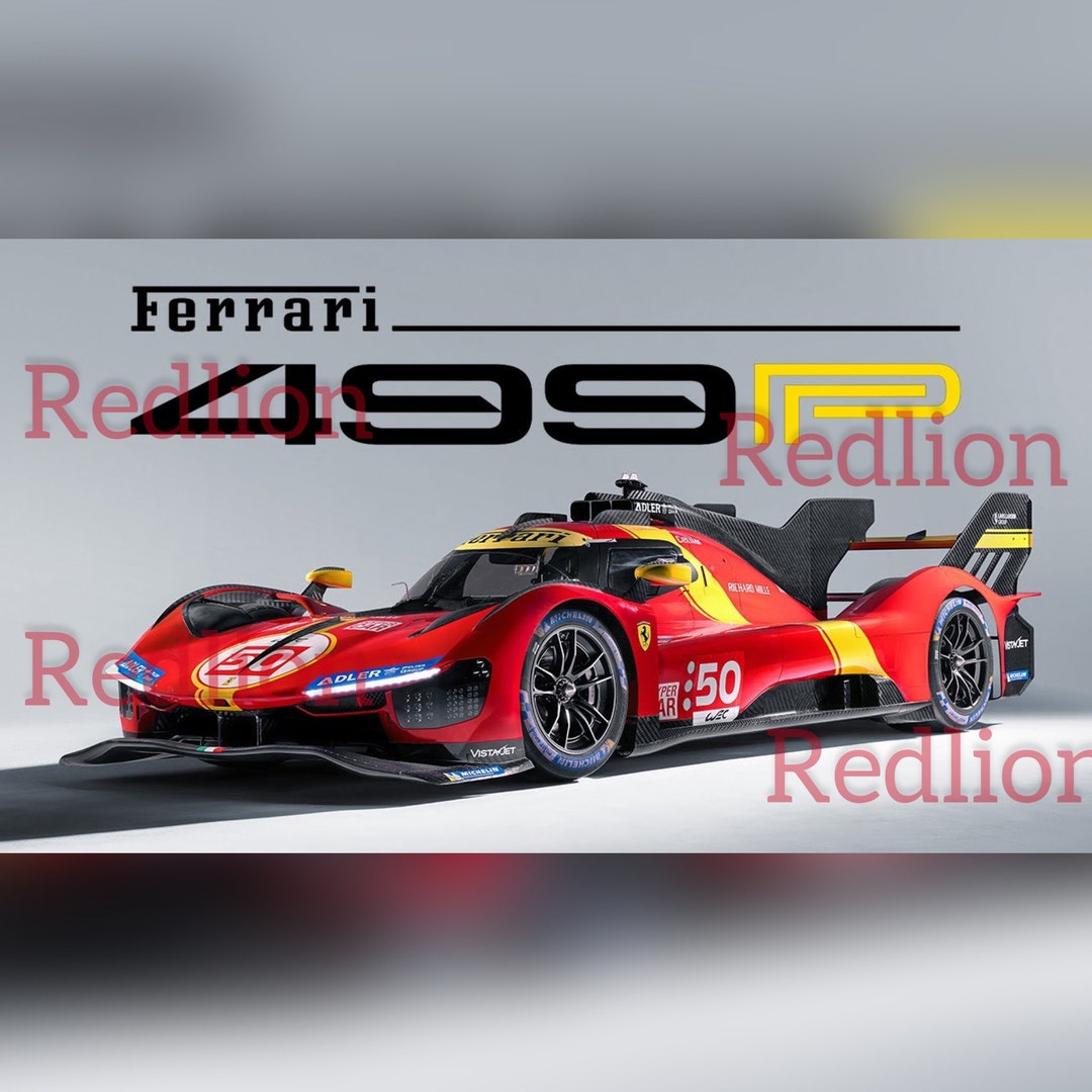 Ferrari 499 P Number 50 POSTER PRINTING Gloss Satin A3 - Etsy