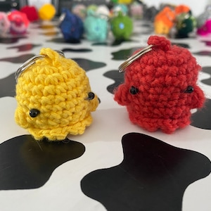 Schlüsselanhänger, Amigurumi Geist/Gespenst. 2 Stück.
