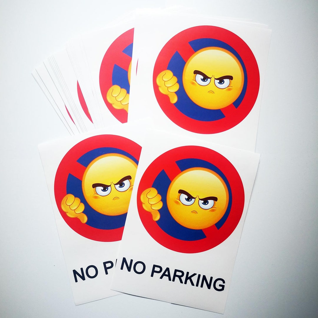 No Grab Sticker No Parking Stickers. Hard-to-remove No Parking Stickers. Parking ...