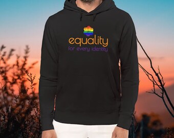 Sudadera con capucha activista Lgbtq | Sudadera con capucha LGBTQ | Sudadera con capucha activista | Sudadera con capucha unisex | XS, S, M, L, XL, XXL