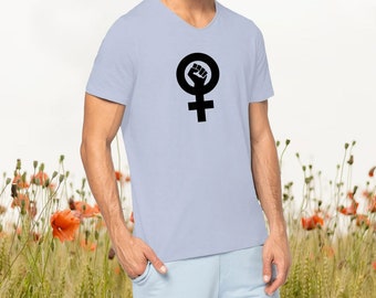 Camiseta con puño levantado | Camiseta unisex | Camiseta feminista | Algodón 100% | Camiseta sostenible | XS, S, M, L, XL, XXL