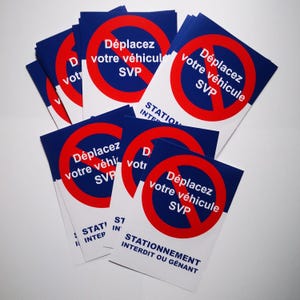 Geen parkeerstickers – Anti-slechte parkeerstickers | Parkeerborden | Sterk lidmaatschap | Verkocht per lot