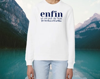 Sudadera de Navidad | Suéter de Navidad | Sudadera ética | Algodón 100% | Sudadera Sostenible | XS, S, M, L, XL, XXL