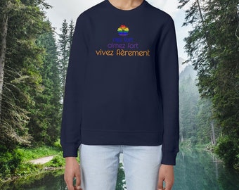 Sudadera Lgbtqia | Sudadera activista ? Sudadera Lgbtq | Algodón 100% | Sudadera Sostenible | XS, S, M, L, XL, XXL