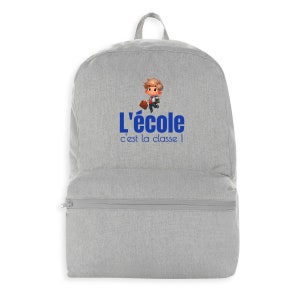 Ethical Children's Backpack | 100% Recycled Cotton & Polyester | Sustainable School Bag for Kids, Original and Unique Eco-Friendly Gift Idea