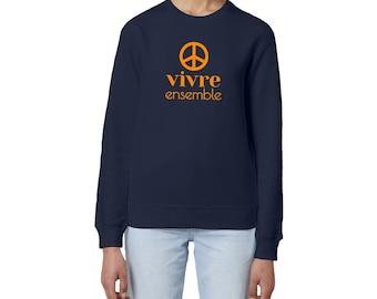 Sudadera activista por la paz | Jersey unisex | Sudadera activista ? Algodón 100% | Sudadera Sostenible | XS, S, M, L, XL, XX