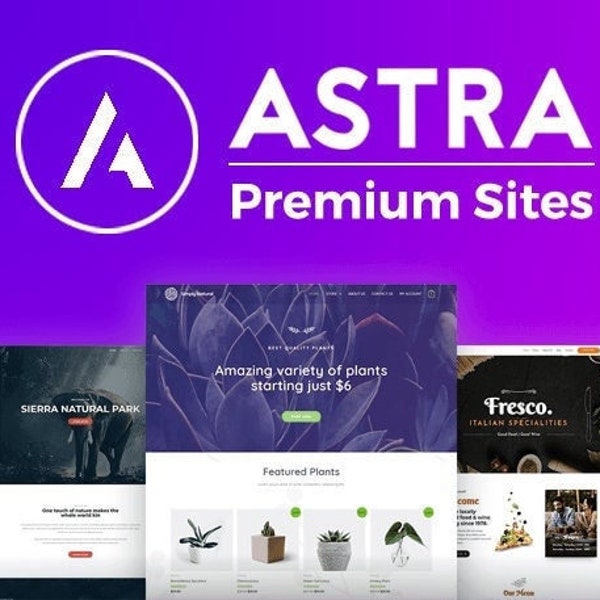 Astra Premium Starter Templates – Bereit zum Importieren von Starter-Websites