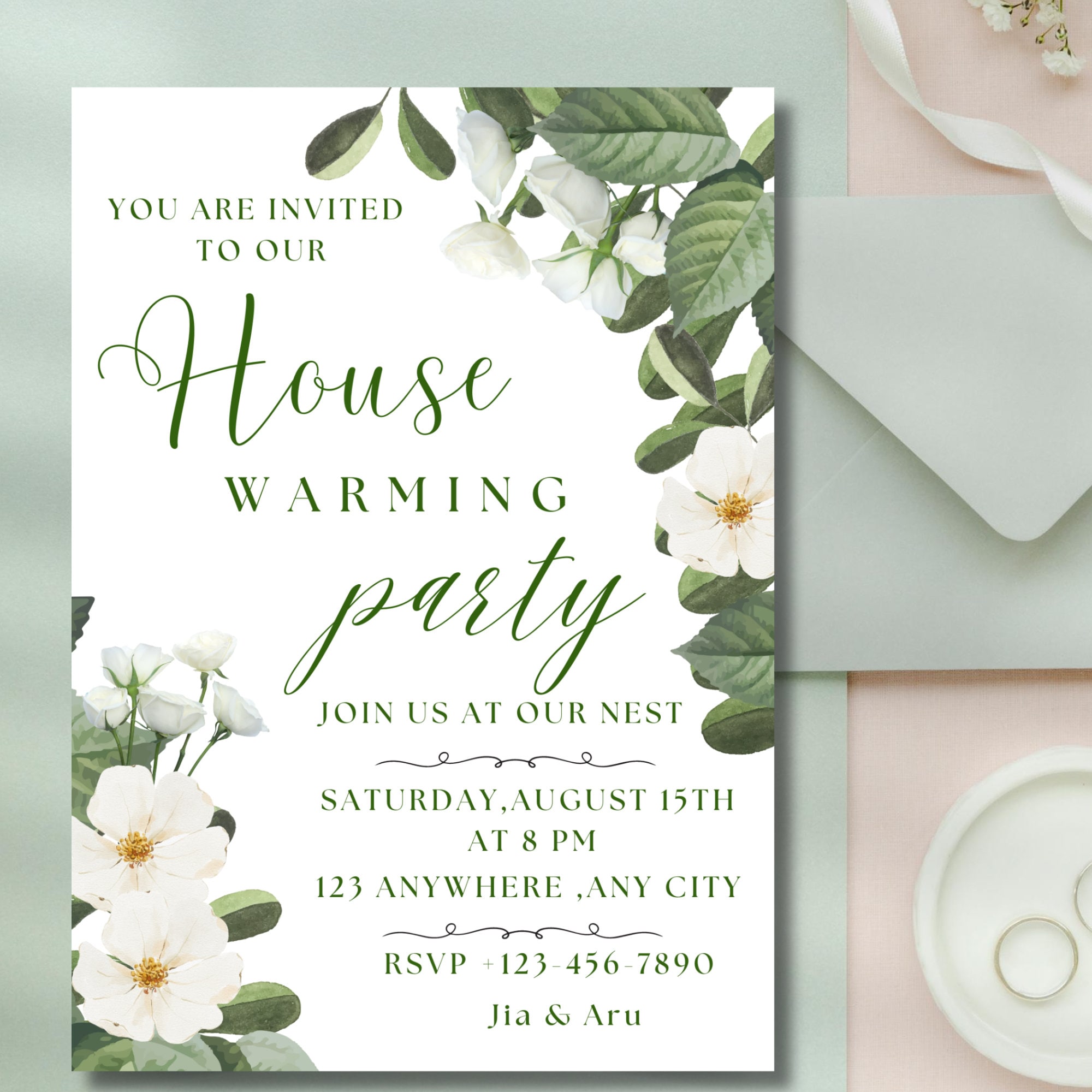 House Warming Invitation Printable New Home Open House Party Invite House Warming Invitation Printable New Home Open House Party Invite