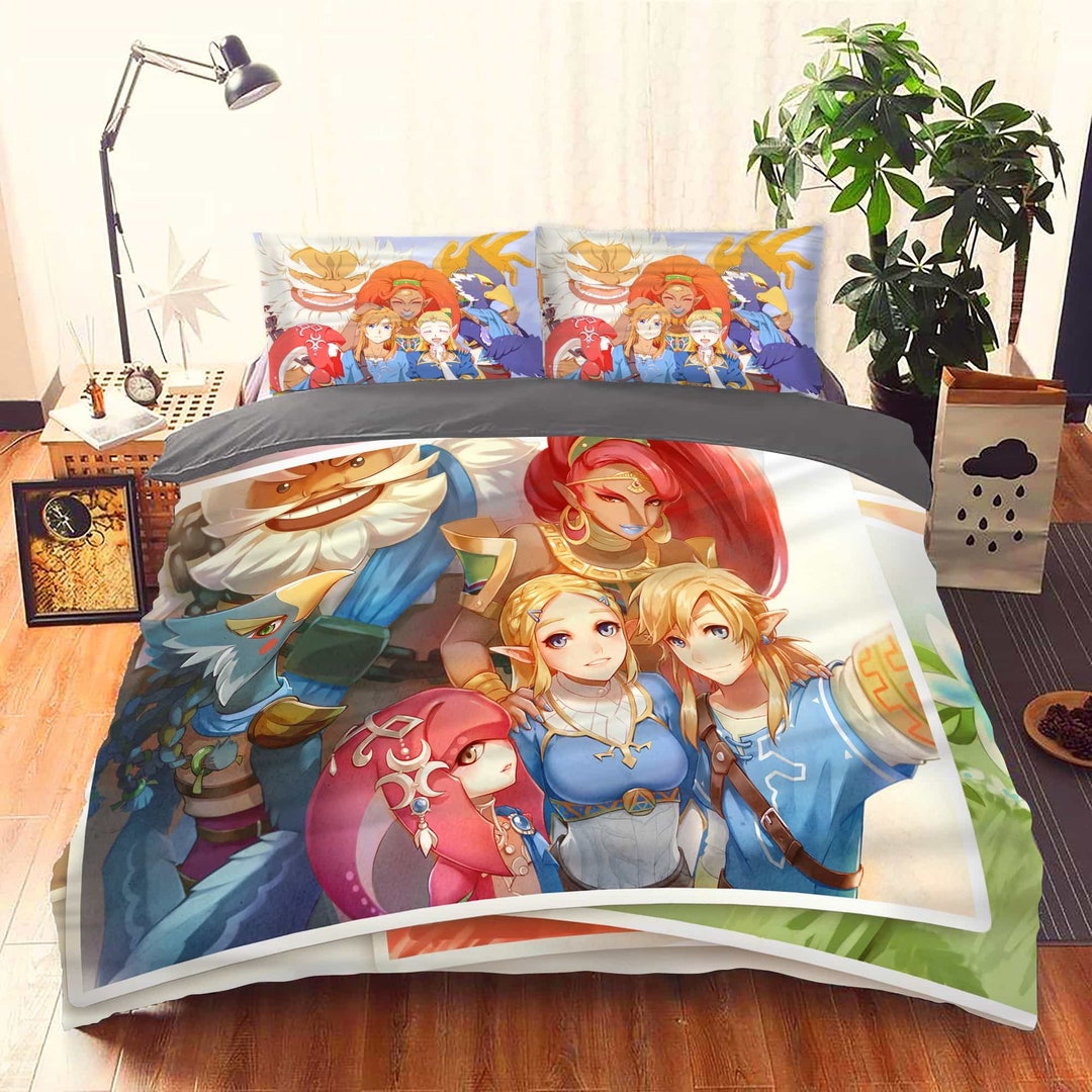 Personalized the Legend of Zelda Bedding Set the Legend of Etsy