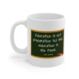 Taza de café educativo, Taza de café para maestros, Regalo para maestros, Apreciación del maestro, Cita de educación, Especialización en educación, Graduación de maestros