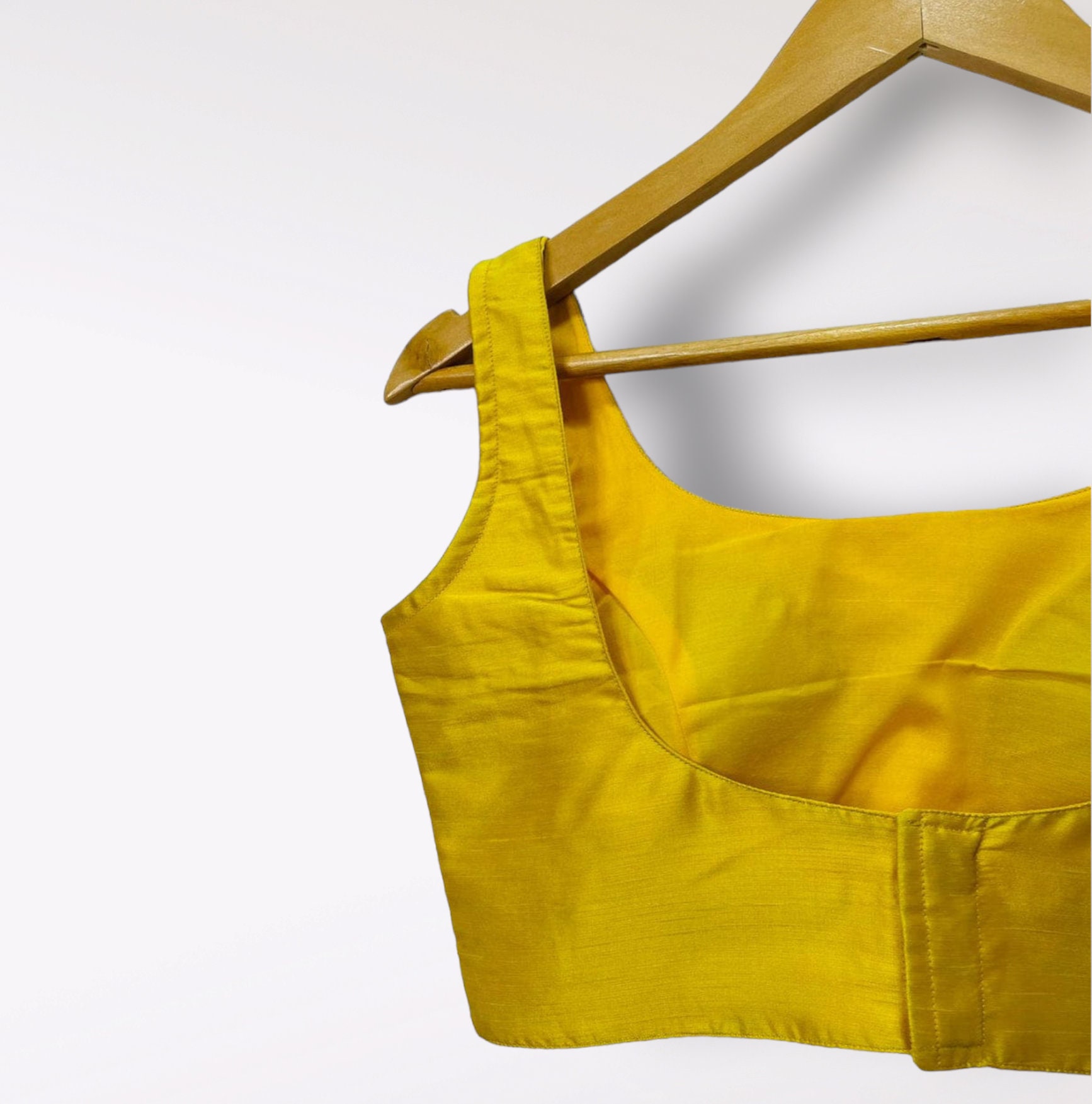 Lime Yellow Saree Blouse