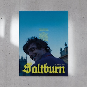 Saltburn Movie Poster Digital Download, Original Design, Printable Wall Art, Poster Wall Art, Movie Print, Movie Poster, Saltburn Movie