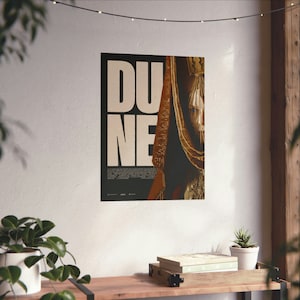 Dune Poster Print, Original Design, Room Deco, Poster Wall Art, Movie Print, Movie Poster, Dune Movie