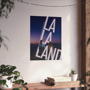 Impressão de pôster de La La Land, design original, decoração de ambiente, arte de parede de pôster, impressão de filme, pôster de filme, filme La La Land