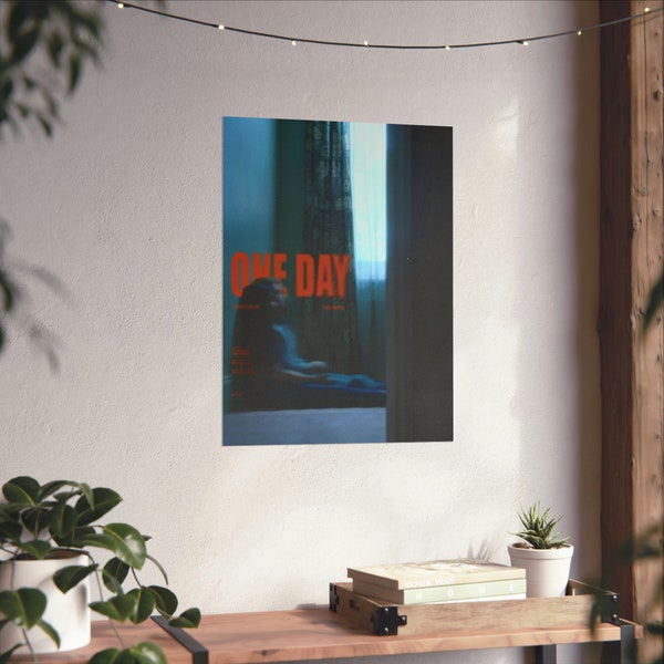 One Day Poster Print, Original Design, Room Deco, Poster Wall Art, Movie Print, Movie Poster, One Day Series