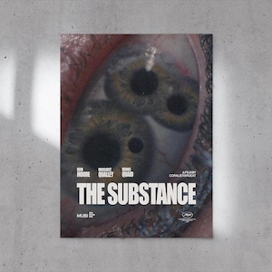 The Substance Movie Poster Digital Download, Original Design, Printable Wall Art, Poster Wall Art, Movie Print, The Substance Movie