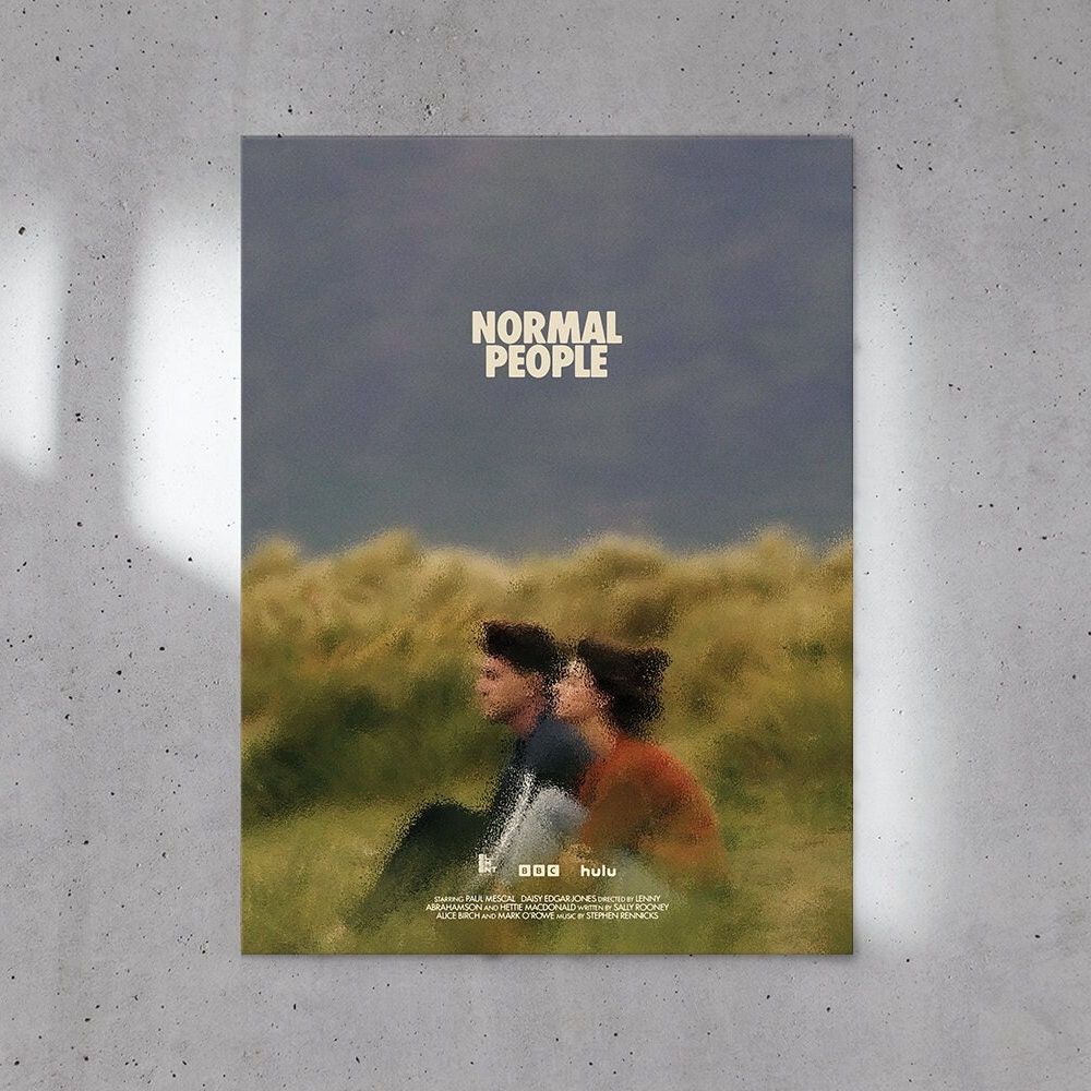 Normal People Poster Digital Download, Original Design, Printable Wall Art, Poster Wall Art, Movie Print, Movie Poster, Normal People Series