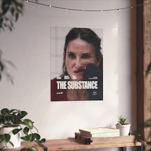 The Substance Poster Print, Original Design, Room Deco, Poster Wall Art, Movie Print, Movie Poster, The Substance Movie