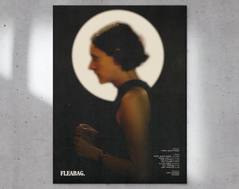Fleabag Poster Digital Download, Original Design, Printable Wall Art, Poster Wall Art, Movie Print, Movie Poster, Fleabag Series