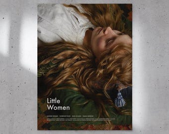 Little Women Movie Poster Digital Download, Original Design, Printable Wall Art, Poster Wall Art, Movie Print, Little Women Movie