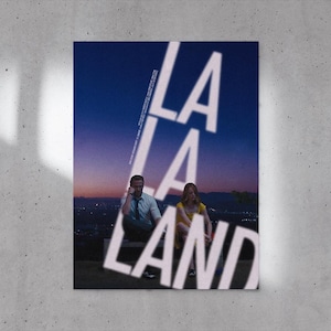 La La Land Movie Poster Digital Download, Original Design, Printable Wall Art, Poster Wall Art, Movie Print, La La Land Movie