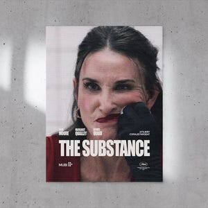 The Substance Movie Poster Digital Download, Original Design, Printable Wall Art, Poster Wall Art, Movie Print, The Substance Movie