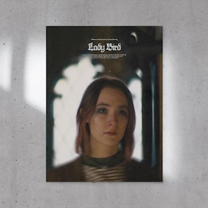 Póster de la película Lady Bird, descarga digital, diseño original, arte de pared imprimible, póster de pared, impresión de película, película Lady Bird
