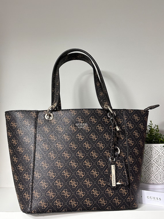 GUESS KAMRYN SHOULDER Bag Brown Color Etsy