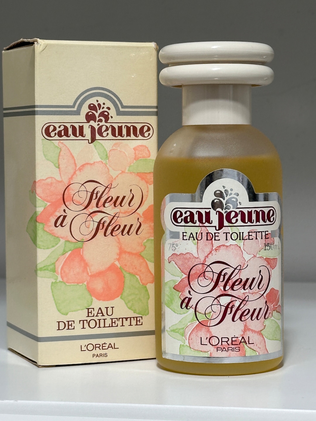 EAU JEUNE FLEUR A Fleur loreal eau de toilette vintage coffret