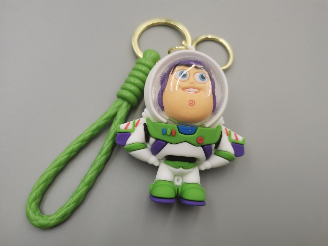 Buzz Lightyear Keychain Toy Story Keychain Buzz Lightyear Etsy