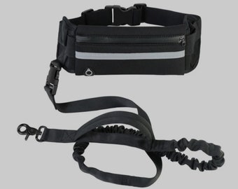 Jogging leash "Hands free" reflective