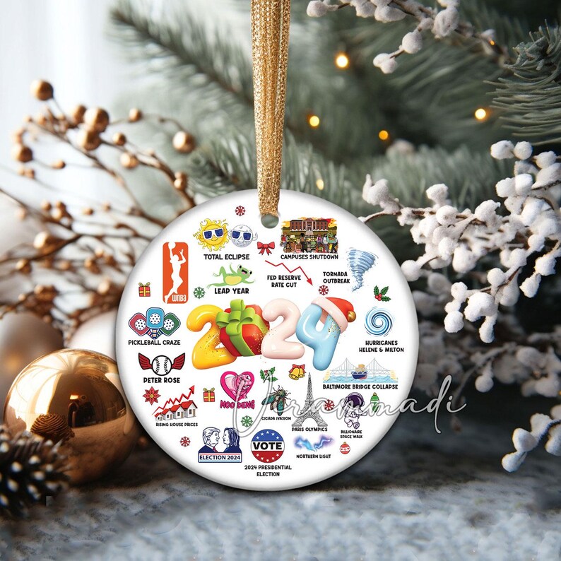 2024 Presidential Election Ornament, Notable Event Christmas Ornament