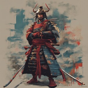 Digital Artwork - Samurai