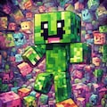 Digital Artwork - Minecraft Creeper