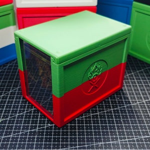 V3 extra groot symbool MTG, TCG Deckbox (Guild Colors) - 145 kaarten met dubbele of 115 mouwen, past op minisnaps aan de binnenkant en commandant(s)