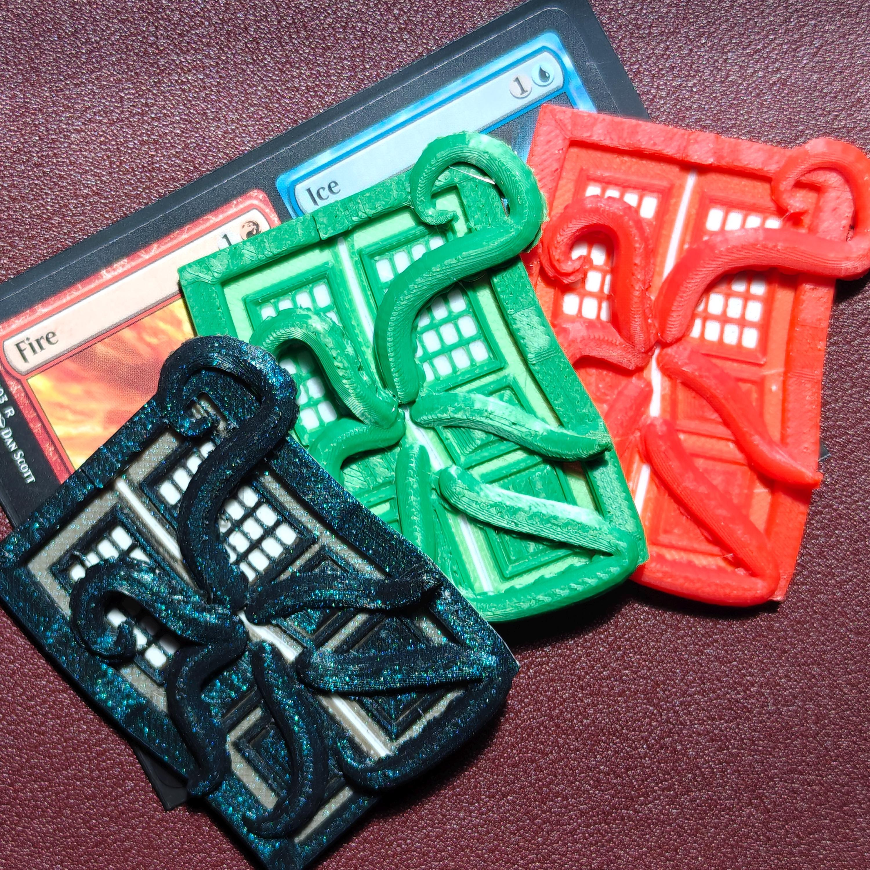 MTG EDH 統率者用ダスクモアンのクトゥルフ ドア トークンとトラッカー (カスタム カラーとデザイン、6、12、18、24 個セット) -  Etsy 日本