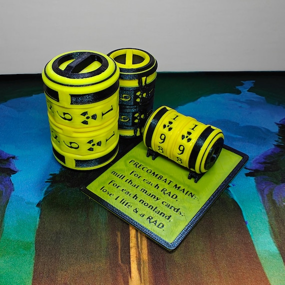 radioactive mtg card Stainless Steel Radiation Token - Metal Tokens Activate only as a sorcery. Radioactive Man - Commander: Marvel