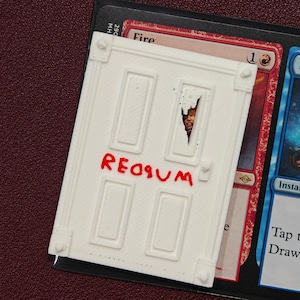 GLOW in the Dark Türtoken für Duskmourn MTG edhkommandant The Shining Replica Tür (Sets aus 6, 12, 18, 24 Stück)