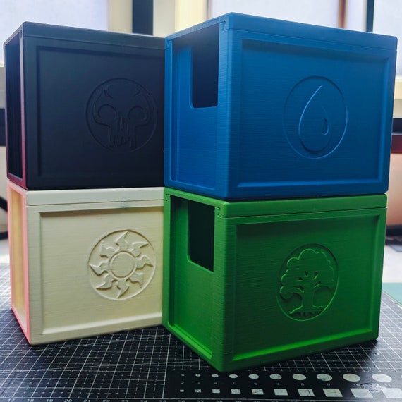 deck box for triple sleeved cards Customizable Triple Sleeved Deckbox (single Color) - 145 Double OR 115  Triple-sleeved Cards, Fits Minisnaps for Display