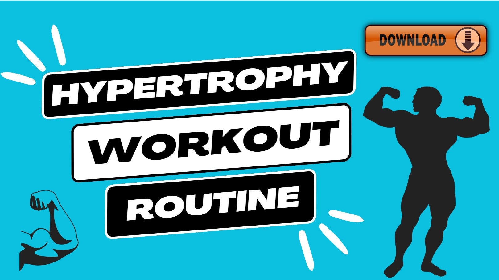 Hypertrophy workout split sale